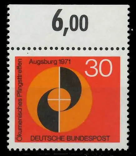 BRD 1971 Nr 679 postfrisch ORA 7F9C7E