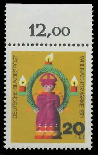 BRD 1971 Nr 709 postfrisch ORA 7F9DD6