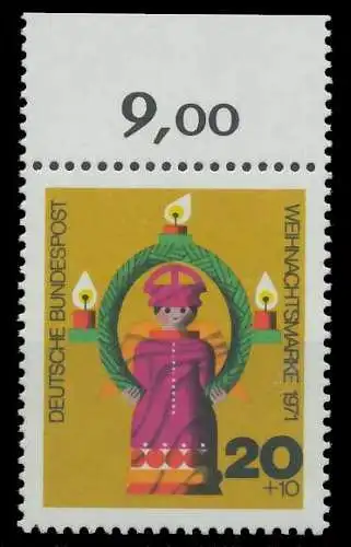 BRD 1971 Nr 709 postfrisch ORA 7F9DE6
