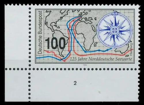 BRD BUND 1993 Nr 1647 postfrisch FORMNUMMER 2 7F9E5E