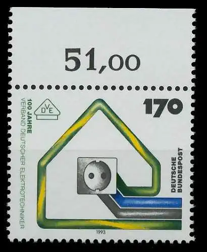 BRD 1993 Nr 1648 postfrisch ORA 7F9EB6