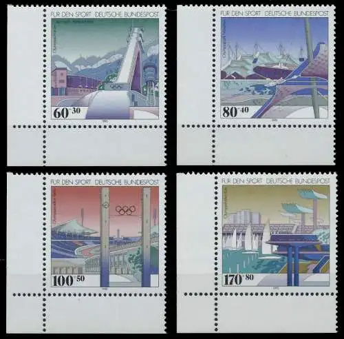 BRD 1993 Nr 1650-1653 postfrisch ECKE-ULI 7F9ECE