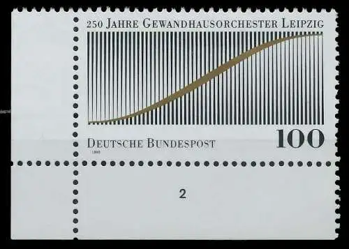 BRD 1993 Nr 1654 postfrisch FORMNUMMER 2 7F9F72