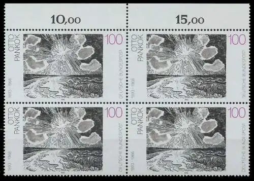 BRD 1993 Nr 1657 postfrisch VIERERBLOCK ORA 7FCFCE