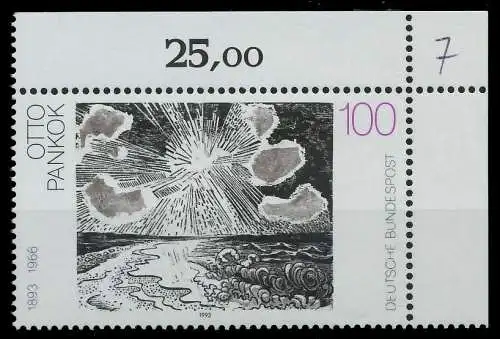 BRD 1993 Nr 1657 postfrisch ECKE-ORE 7FCFBA