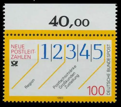 BRD 1993 Nr 1659 postfrisch ORA 7FD00E