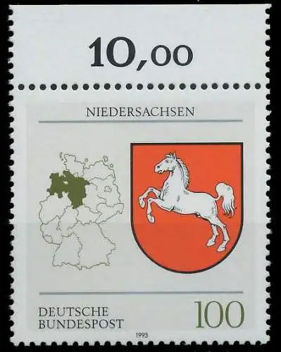 BRD 1993 Nr 1662 postfrisch ORA 7FD082