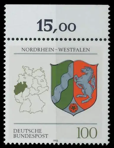 BRD 1993 Nr 1663 postfrisch ORA 7FD0AA