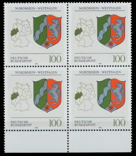 BRD 1993 Nr 1663 postfrisch VIERERBLOCK URA 7FD0DA