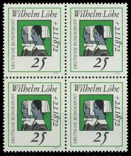 BRD 1972 Nr 710 postfrisch VIERERBLOCK S5C0A92