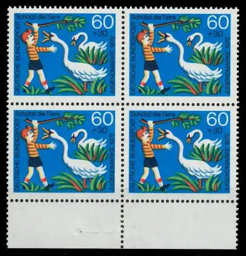 BRD 1972 Nr 714 postfrisch VIERERBLOCK URA 7FD3B6