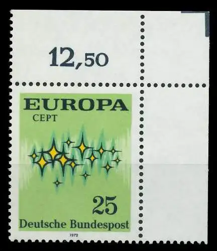 BRD BUND 1972 Nr 716 postfrisch ECKE-ORE 7FD3CE