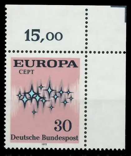 BRD BUND 1972 Nr 717 postfrisch ECKE-ORE 7FD40A