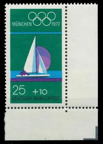 BRD BUND 1972 Nr 720 postfrisch ECKE-URE 7FD43E