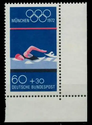 BRD 1972 Nr 722 postfrisch ECKE-URE 7FD47E