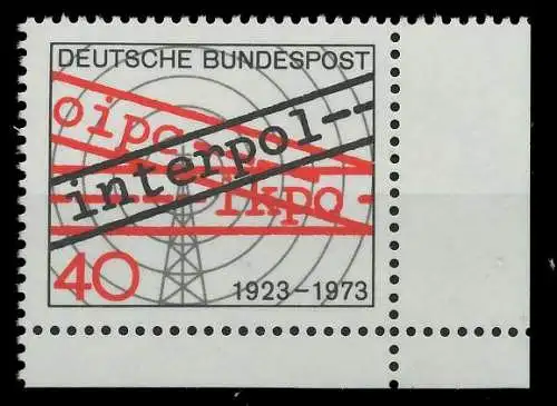 BRD 1973 Nr 759 postfrisch ECKE-URE 7FD6E2