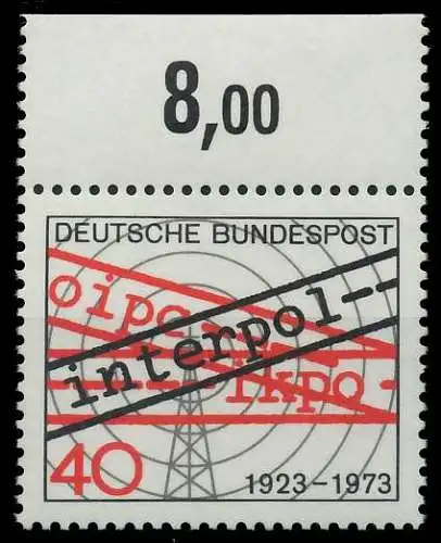 BRD 1973 Nr 759 postfrisch ORA 7FD6FA
