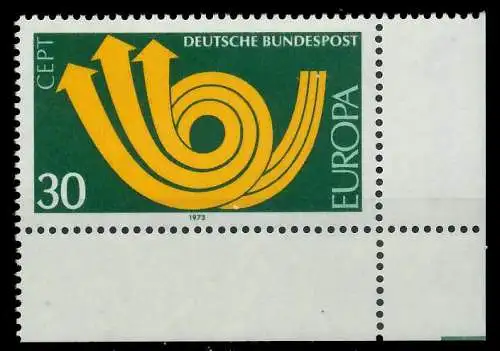 BRD BUND 1973 Nr 768 postfrisch ECKE-URE 7FF7B6