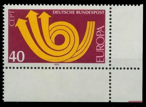 BRD BUND 1973 Nr 769 postfrisch ECKE-URE 7FF7DA