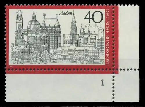 BRD 1973 Nr 788 postfrisch FORMNUMMER 1 7FF9FE