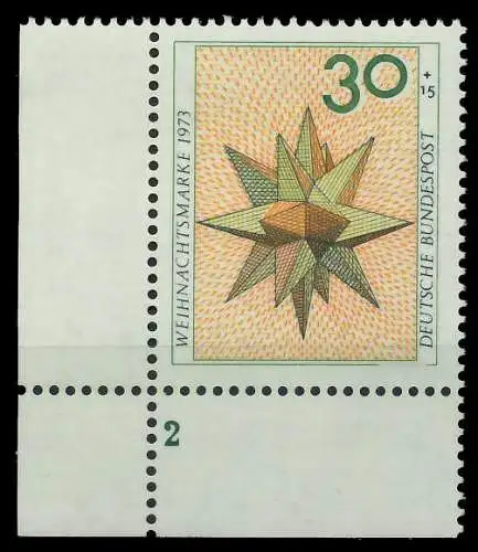 BRD 1973 Nr 790 postfrisch FORMNUMMER 2 S5E15CE