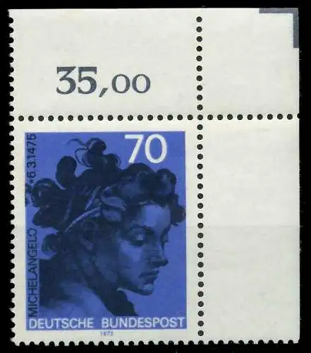 BRD 1975 Nr 833 postfrisch ECKE-ORE 8017BE