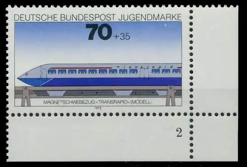 BRD 1975 Nr 839 postfrisch FORMNUMMER 2 80187A