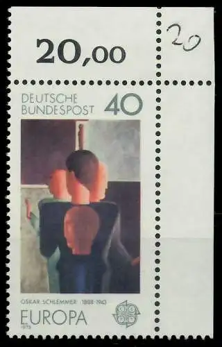 BRD BUND 1975 Nr 840 postfrisch ECKE-ORE 801896