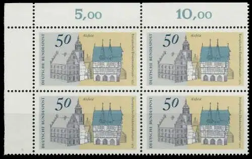 BRD BUND 1975 Nr 860 postfrisch VIERERBLOCK ECKE-OLI 801956