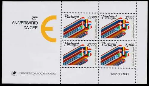 PORTUGAL Block 34 postfrisch S018D16