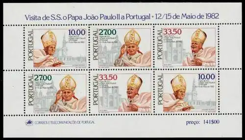 PORTUGAL Block 36 postfrisch S018CFE