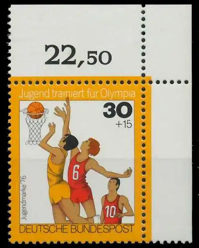 BRD 1976 Nr 882 postfrisch ECKE-ORE 80372A