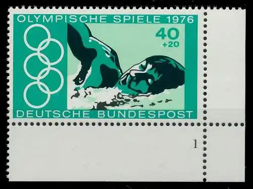 BRD BUND 1976 Nr 886 postfrisch FORMNUMMER 1 S5ECA3E