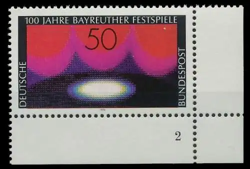 BRD 1976 Nr 896 postfrisch FORMNUMMER 2 S5ECB82