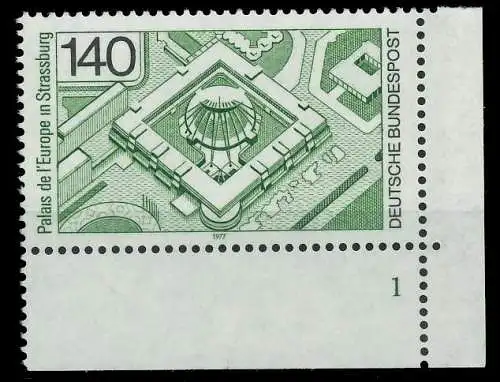 BRD BUND 1977 Nr 921 postfrisch FORMNUMMER 1 803B5A