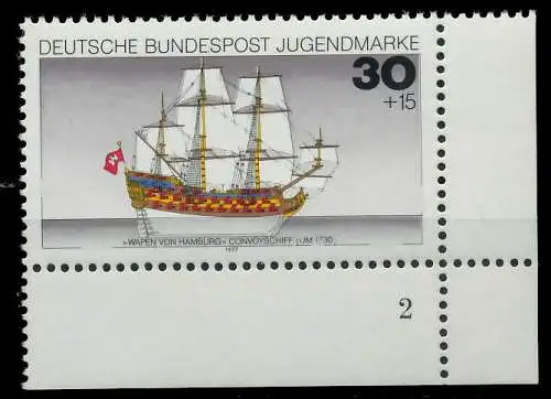 BRD 1977 Nr 929 postfrisch FORMNUMMER 2 S5EFE66