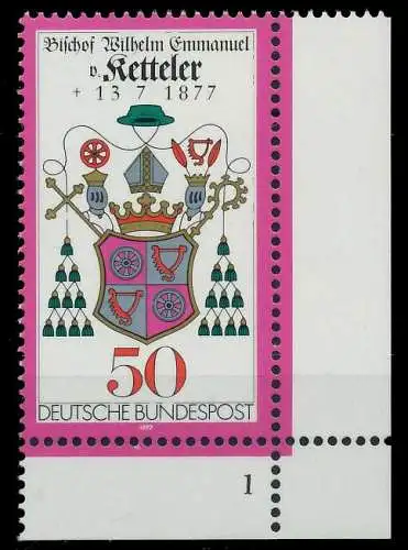 BRD BUND 1977 Nr 941 postfrisch FORMNUMMER 1 803DDE