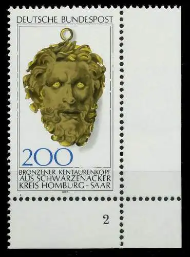 BRD BUND 1977 Nr 945 postfrisch FORMNUMMER 2 S5F0082