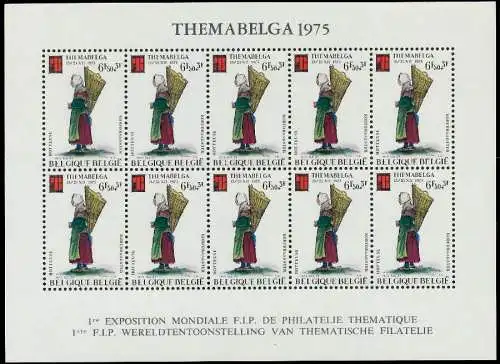 BELGIEN Nr 1682KB-1690KB postfrisch KLEINBOGENSATZ 80505A