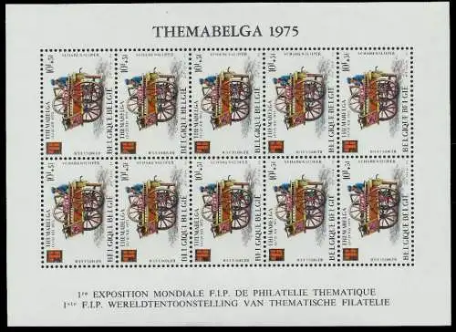 BELGIEN Nr 1682KB-1690KB postfrisch KLEINBOGENSATZ 80505A