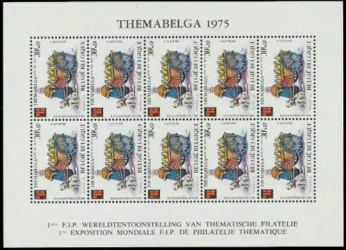 BELGIEN Nr 1682KB-1690KB postfrisch KLEINBOGENSATZ 80505A