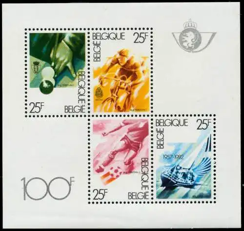 BELGIEN Block 52 postfrisch S019762