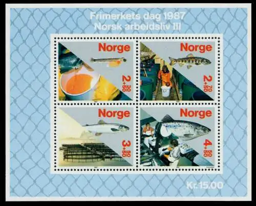 NORWEGEN Block 8 postfrisch S018DB6