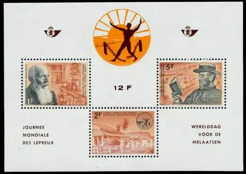 BELGIEN Block 29 postfrisch S01980E