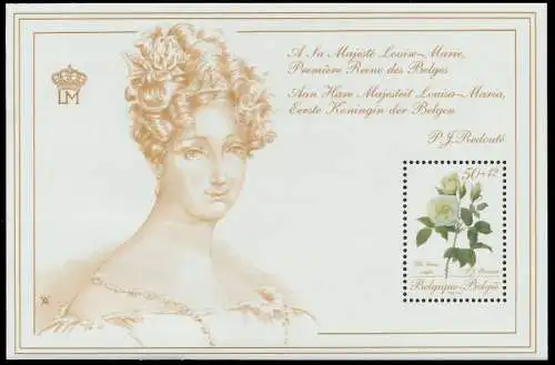 BELGIEN Block 57 postfrisch S0196FA