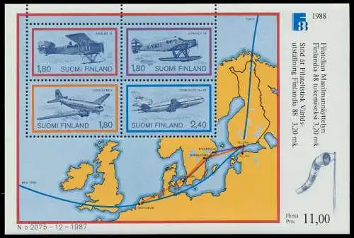 FINNLAND Block 4 postfrisch S01989A