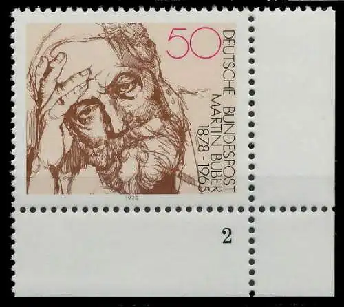 BRD 1978 Nr 962 postfrisch FORMNUMMER 2 S5F0552