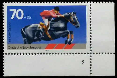 BRD 1978 Nr 968 postfrisch FORMNUMMER 2 S5F4D8E