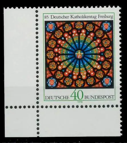 BRD 1978 Nr 977 postfrisch ECKE-ULI 805442