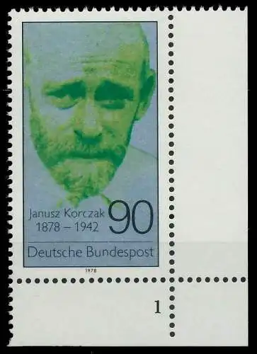 BRD BUND 1978 Nr 973 postfrisch FORMNUMMER 1 S5F4E4A